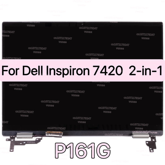 Complete Assembly Replacement Display For Dell Inspiron 14 7420 7425 2-in-1 P161G P161G001 LCD Touch Screen FHD